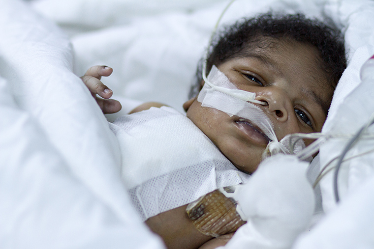 Muhamed was just 11 days old when he got the gift of heart surgery—thanks to you!